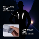 Sport Hydration Vest Running Backpack with 15oz 50oz Water Bladder Adjustable Strap Storage Bag for Trail Running Marathon Race Hiking by LJGDeals