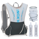 Sport Hydration Vest Running Backpack with 15oz 50oz Water Bladder Adjustable Strap Storage Bag for Trail Running Marathon Race Hiking by LJGDeals