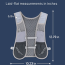 Sport Hydration Vest Running Backpack with 15oz 50oz Water Bladder Adjustable Strap Storage Bag for Trail Running Marathon Race Hiking by LJGDeals