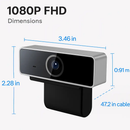 HD Webcam with Autofocus and Built-in Microphone by LJGDeals