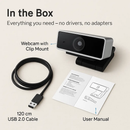 HD Webcam with Autofocus and Built-in Microphone by LJGDeals