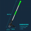 Aluminum Stand-Up Weed Puller with 4 Claws for Lawn by LJGDeals