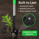 Aluminum Stand-Up Weed Puller with 4 Claws for Lawn by LJGDeals