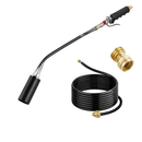 180,000 BTU Propane Weed Torch Heavy Duty Weed Burner Flame Weeder with 10FT Hose Piezo Ignition Adjustable Flame Control for Weeds Ice Snow Asphalt F by LJGDeals