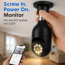 WiFi Bulb Camera with Pan Tilt and Two-Way Audio by LJGDeals
