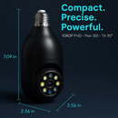 WiFi Bulb Camera with Pan Tilt and Two-Way Audio by LJGDeals
