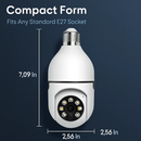 WiFi Bulb Camera with Pan Tilt and Two-Way Audio by LJGDeals