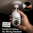 WiFi Bulb Camera with Pan Tilt and Two-Way Audio by LJGDeals