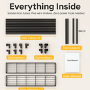 Metal Closet Deluxe Double Rod Freestanding Organizer by LJGDeals
