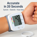 Wrist Blood Pressure Monitor with Large LCD Display by LJGDeals