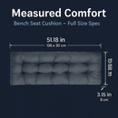 Bench Seat Cushion for Indoor/Outdoor Furniture by LJGDeals