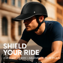 Bicycle Helmet with Sunshade and Adjustable Fit - Red by LJGDeals
