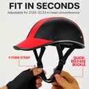 Bicycle Helmet with Sunshade and Adjustable Fit - Red by LJGDeals