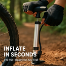 Mini Bike Pump Portable Tire Inflator for Bikes by LJGDeals