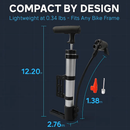 Mini Bike Pump Portable Tire Inflator for Bikes by LJGDeals