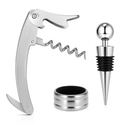 Corkscrew Bottle Opener Set with Foil Cutter by LJGDeals