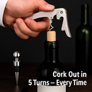 Corkscrew Bottle Opener Set with Foil Cutter by LJGDeals