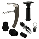 5 Pcs Wine Bottle Opener Set Wine Accessories Kit w/ Corkscrew Pourer Stopper Vacuum Pump for Home Use Sommeliers Waiters Bartenders by LJGDeals