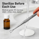 5 Pcs Blackhead Remover Kit Pimple Comedone Extractor Tool Set Stainless Steel Facial Acne Blemish Whitehead Popping Zit Removing for Nose Face Skin C by LJGDeals
