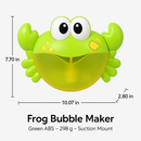 Bubble Bath Maker Frog: Musical Bath Toy for Kids by LJGDeals