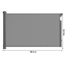 Retractable Baby Security Gate for Doorways & Hallways by LJGDeals