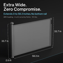 Retractable Baby Security Gate for Doorways & Hallways by LJGDeals