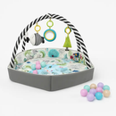 4-in-1 Baby Gym Play Mat: Lounger, Ball Pit & Fence by LJGDeals