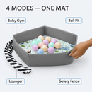 4-in-1 Baby Gym Play Mat: Lounger, Ball Pit & Fence by LJGDeals