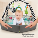 4-in-1 Baby Gym Play Mat: Lounger, Ball Pit & Fence by LJGDeals