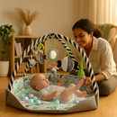 4-in-1 Baby Gym Play Mat: Lounger, Ball Pit & Fence by LJGDeals