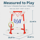 Pool Basketball Hoop Toy Set for Summer Pool Fun by LJGDeals