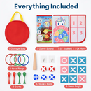 5 in 1 Bean Bag Toss Game Toy for Outdoor Fun by LJGDeals