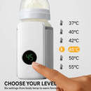 Portable Bottle Warmer for Travel with USB Rechargeable by LJGDeals