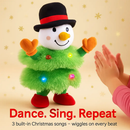 Electric Dancing Snowman Plush Toy - Talking & Singing by LJGDeals