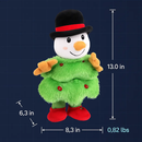 Electric Dancing Snowman Plush Toy - Talking & Singing by LJGDeals