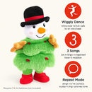 Electric Dancing Snowman Plush Toy - Talking & Singing by LJGDeals