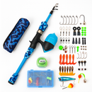 Kids Fishing Pole Set - Telescopic Rod & Spincast Reel Kit by LJGDeals