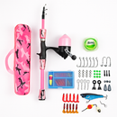 Kids Fishing Pole Set - Telescopic Rod & Spincast Reel Kit by LJGDeals