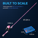 Kids Fishing Pole Set - Telescopic Rod & Spincast Reel Kit by LJGDeals