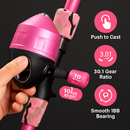 Kids Fishing Pole Set - Telescopic Rod & Spincast Reel Kit by LJGDeals