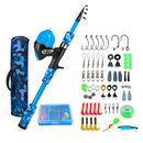 Kids Fishing Pole Set - Telescopic Rod & Spincast Reel Kit by LJGDeals