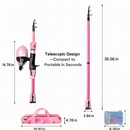 Kids Fishing Pole Set - Telescopic Rod & Spincast Reel Kit by LJGDeals
