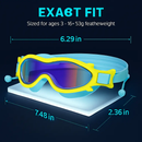 Kids Swim Goggles with Anti-Fog and UV Protection by LJGDeals