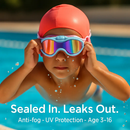 Kids Swim Goggles with Anti-Fog and UV Protection by LJGDeals
