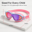 Kids Swim Goggles with Anti-Fog and UV Protection by LJGDeals