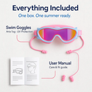 Kids Swim Goggles with Anti-Fog and UV Protection by LJGDeals