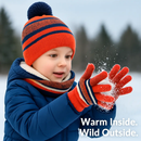 Kids Winter Knitted Hat Scarf Gloves 3-Piece Set by LJGDeals