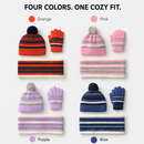 Kids Winter Knitted Hat Scarf Gloves 3-Piece Set by LJGDeals