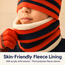 Kids Winter Knitted Hat Scarf Gloves 3-Piece Set by LJGDeals