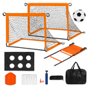 Kids Soccer Goals Set for Backyard Practice Portable by LJGDeals